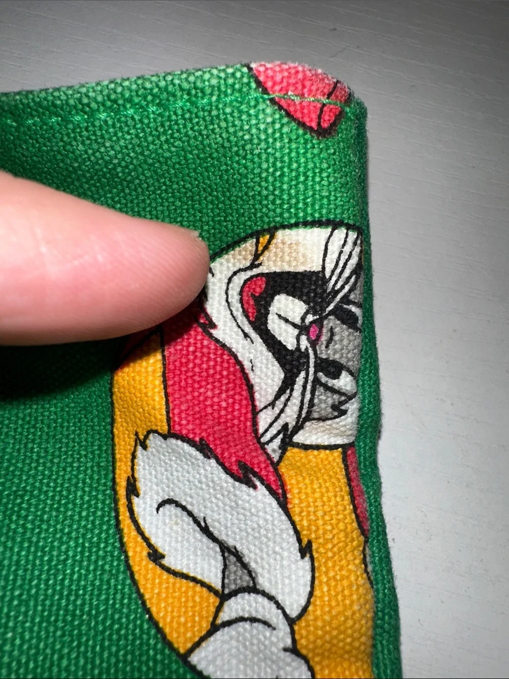 Vtg 1993 Looney Tunes Holiday Mischief Canvas Tote Bag